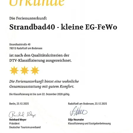 Strandbad40 - Stützle - 3 Sterne - Eg - 42qm - Große Terrasse